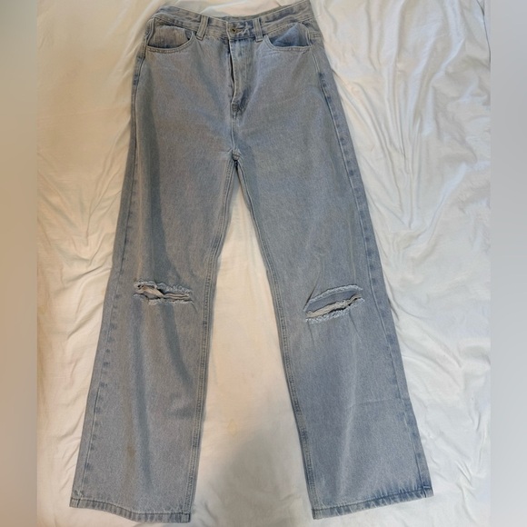 Beginning boutique Robin Wide Leg Jeans Blue - Picture 9 of 16